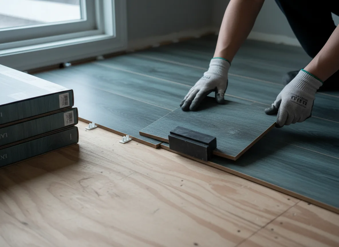Luxury Vinyl Plank Installation company in Dows, IA